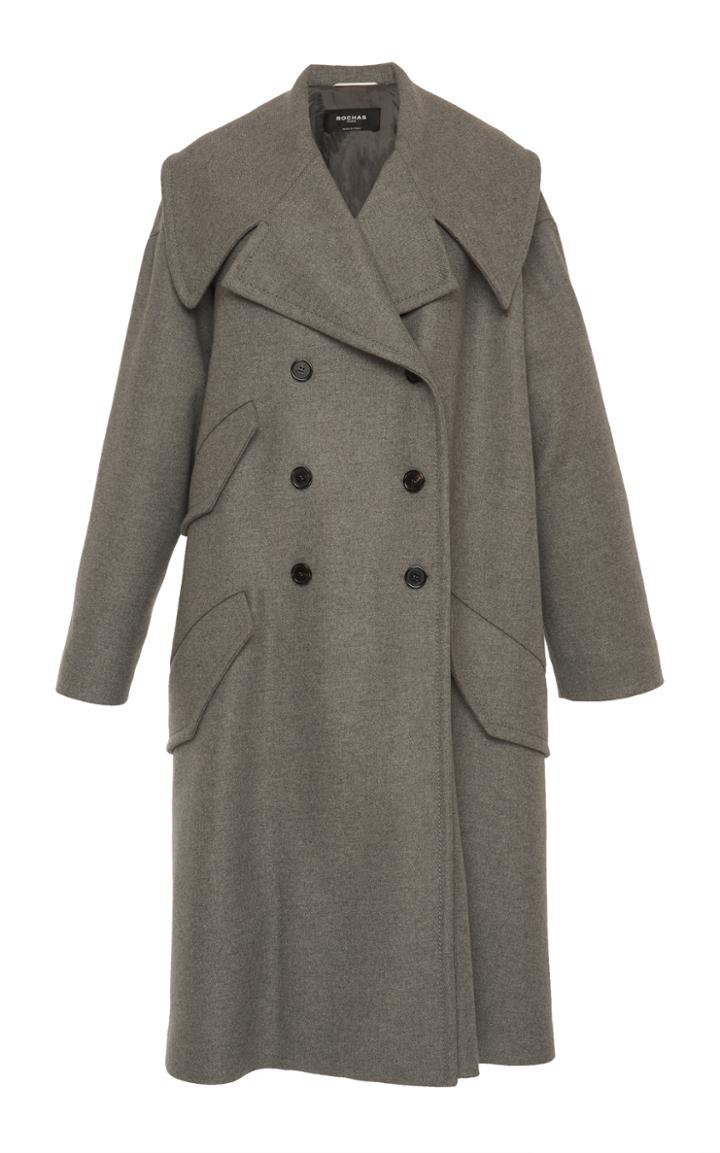 Rochas Oversized Wool Coat