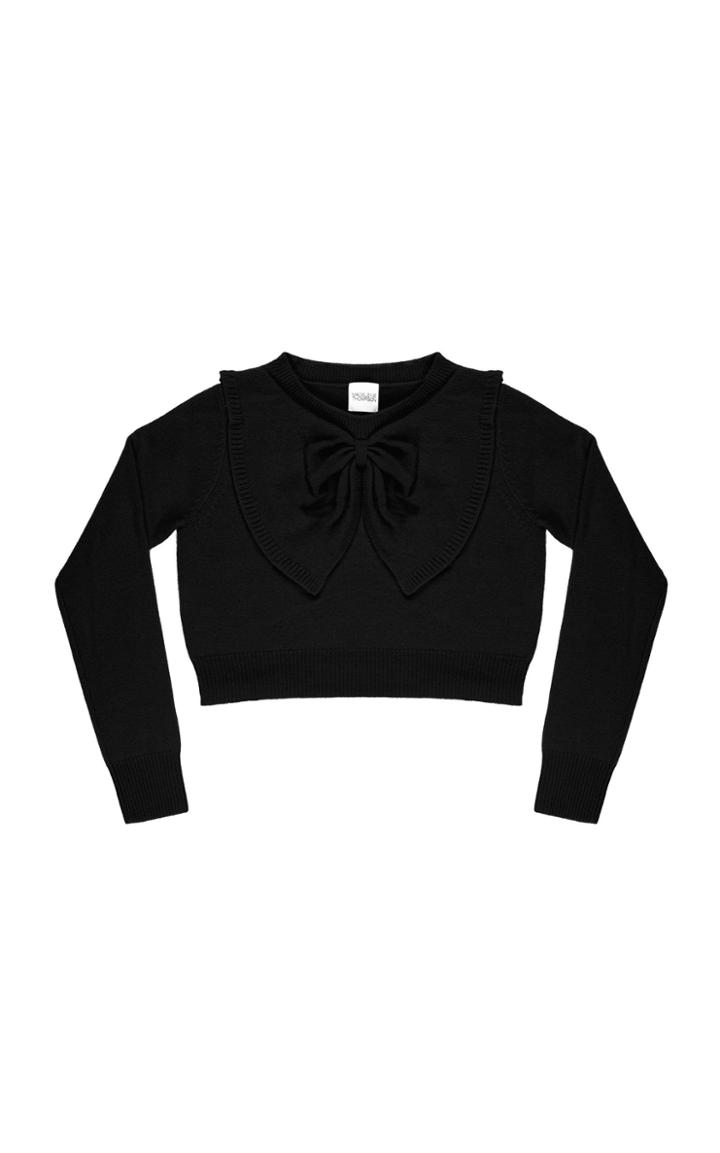 Madeleine Thompson Octavius Bow-accented Cashmere Sweater