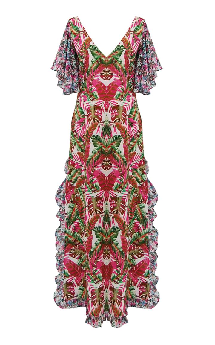 All Things Mochi Leandra Printed Maxi Dress