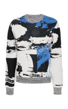 Moda Operandi 3.1 Phillip Lim Long Sleeve Postcard Jacquard Sweater Size: L