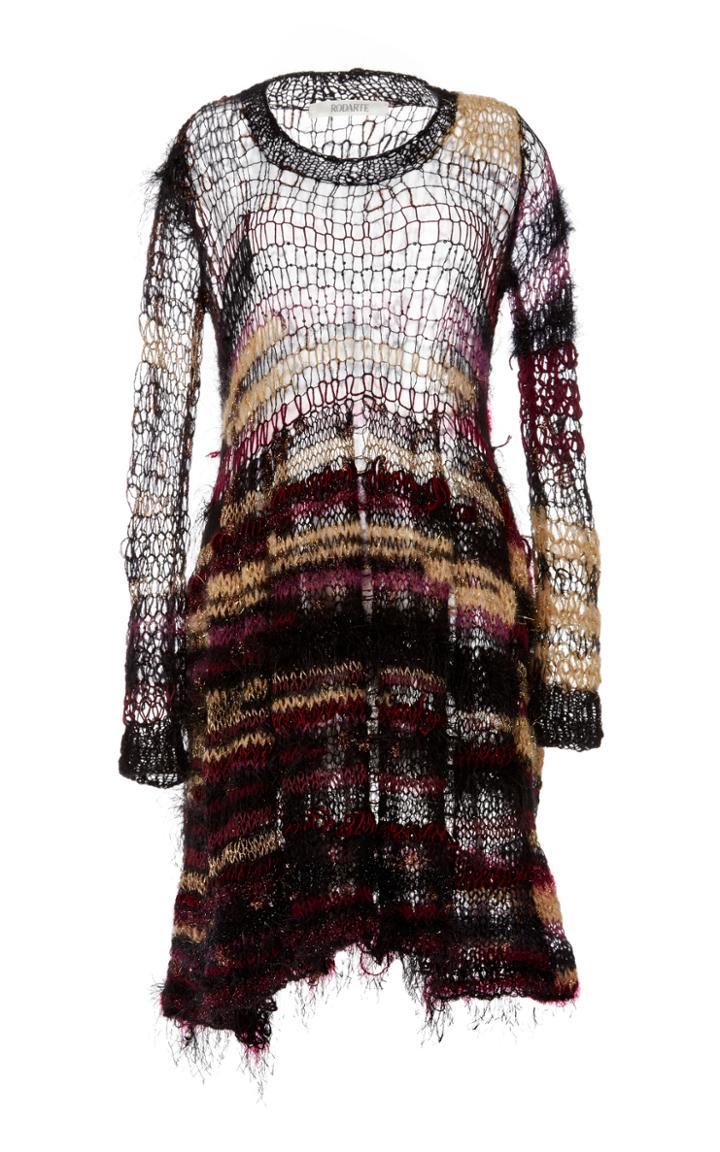 Rodarte Hand Knit Long Sleeve Dress