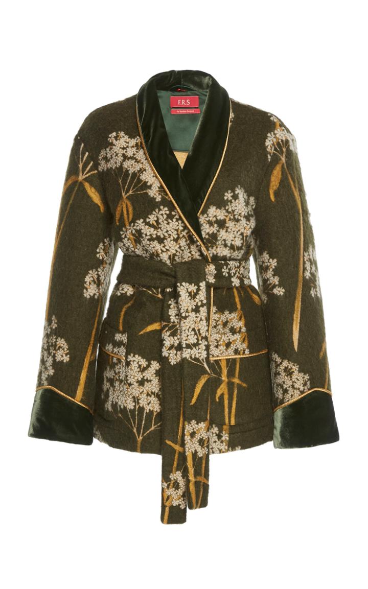 For Restless Sleepers Plutone Mohair Jacquard Jacket