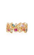 Suzanne Kalan Inlay Collection Rainbow Sapphire Ring