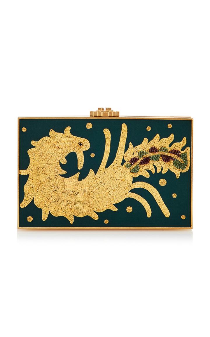 Rita Von Hildebrand Cosmic Fish Silk Clutch