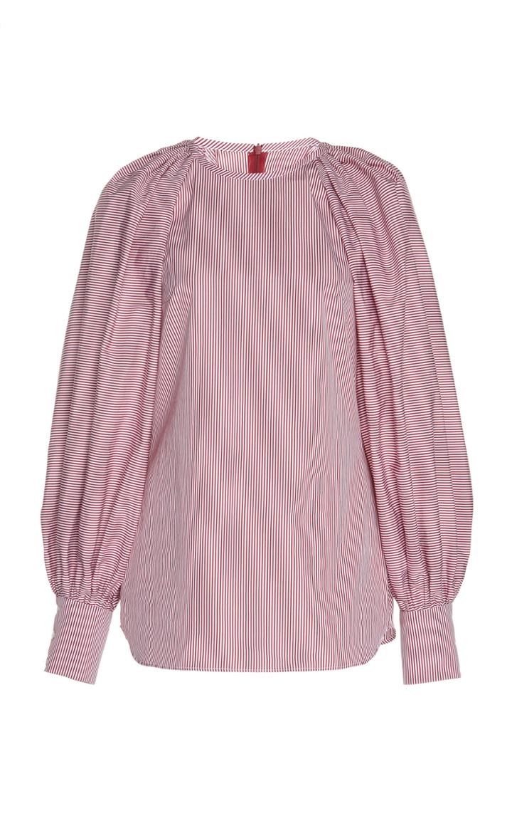 Martin Grant Cotton Poplin Balloon Sleeve Shirt