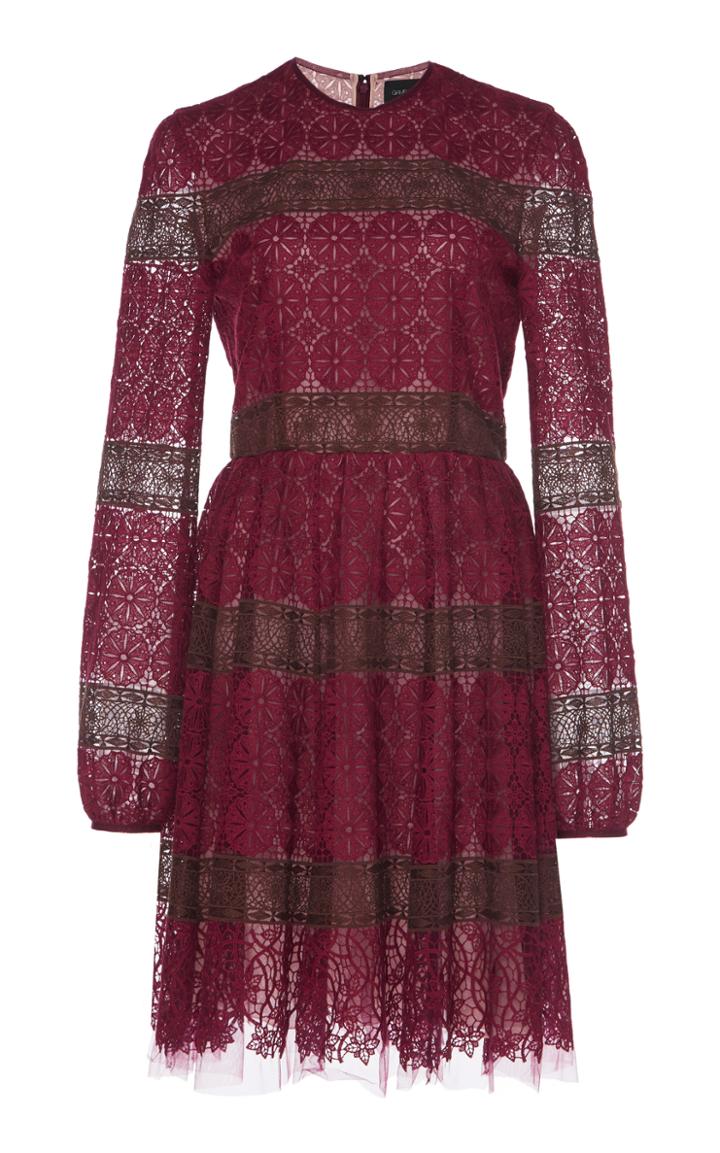 Giambattista Valli Stripe Lace Dress