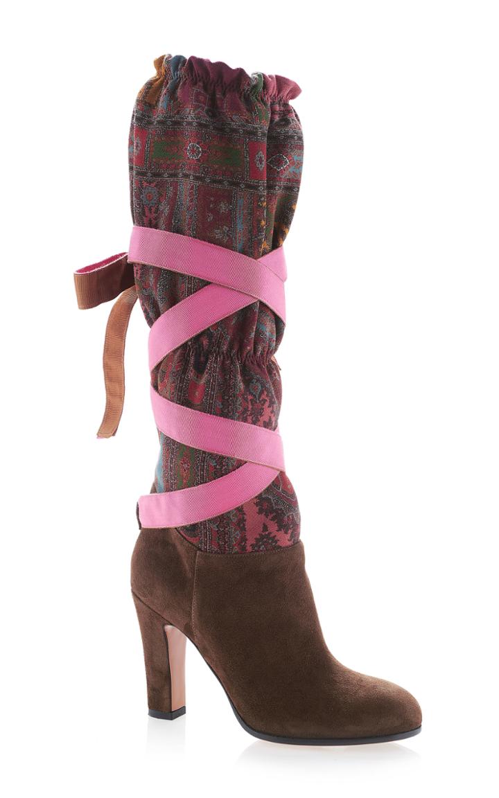 Etro Knee Boot With Lacing