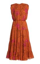 Moda Operandi Johanna Ortiz Courtly Love Silk Midi Dress