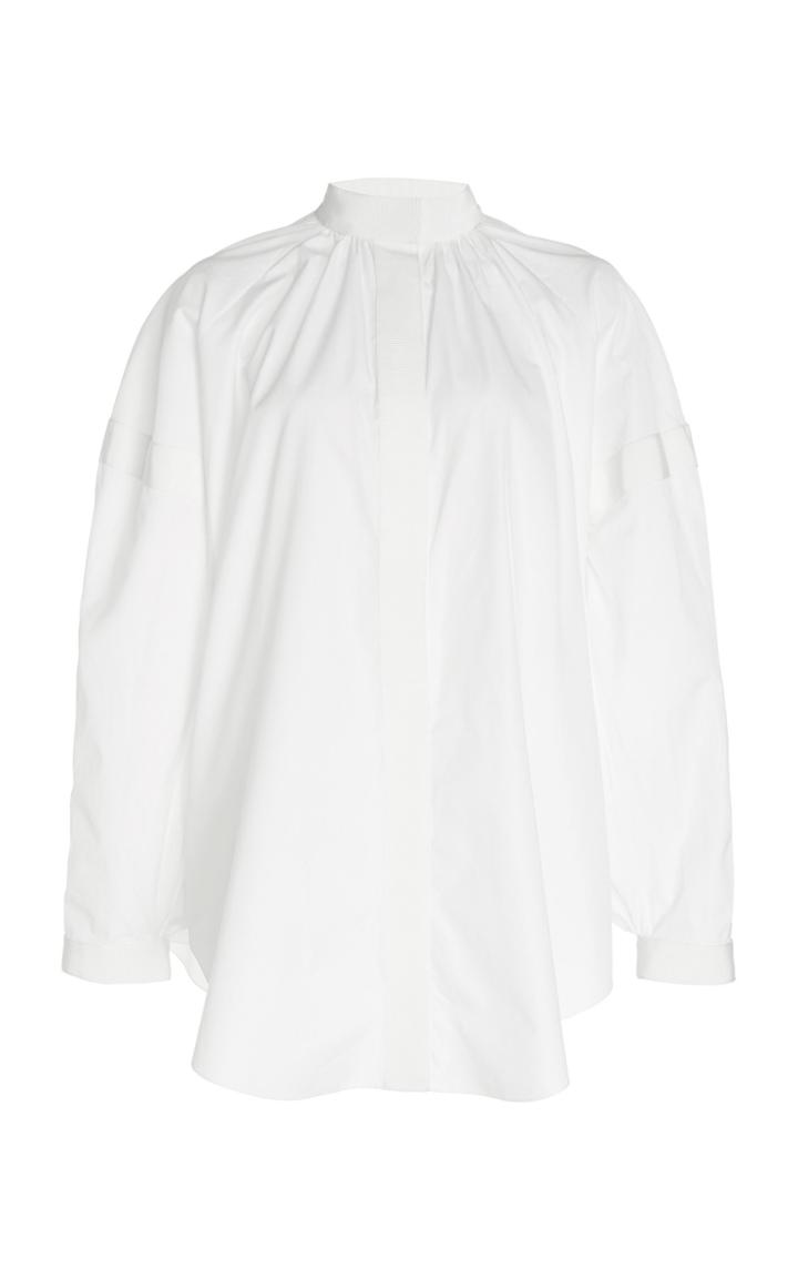 Maison Rabih Kayrouz Cotton Poplin Button Down Blouse