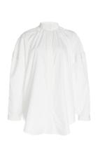 Maison Rabih Kayrouz Cotton Poplin Button Down Blouse