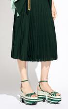 Moda Operandi Valentino Valentino Garavani Micro Stud Striped Wedges