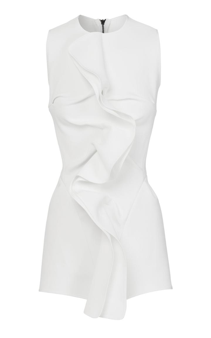 Moda Operandi Maticevski Inimitiable Ruffled Crepe Top