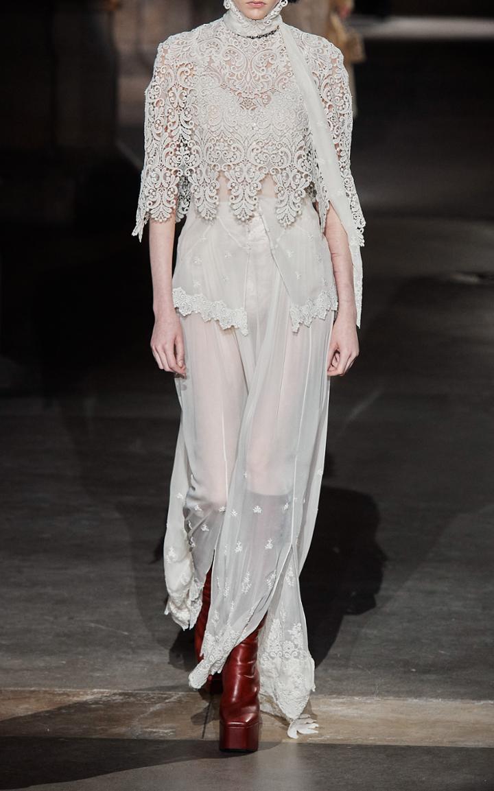 Moda Operandi Paco Rabanne Sleeveless Lace Top