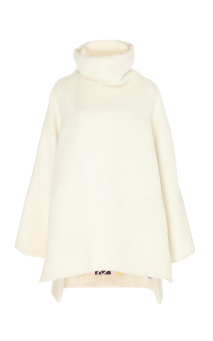 Roksanda Jodi Turtleneck Alpaca Wool-blend Top