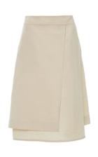 Jil Sander Maeve Layered Linen Skirt