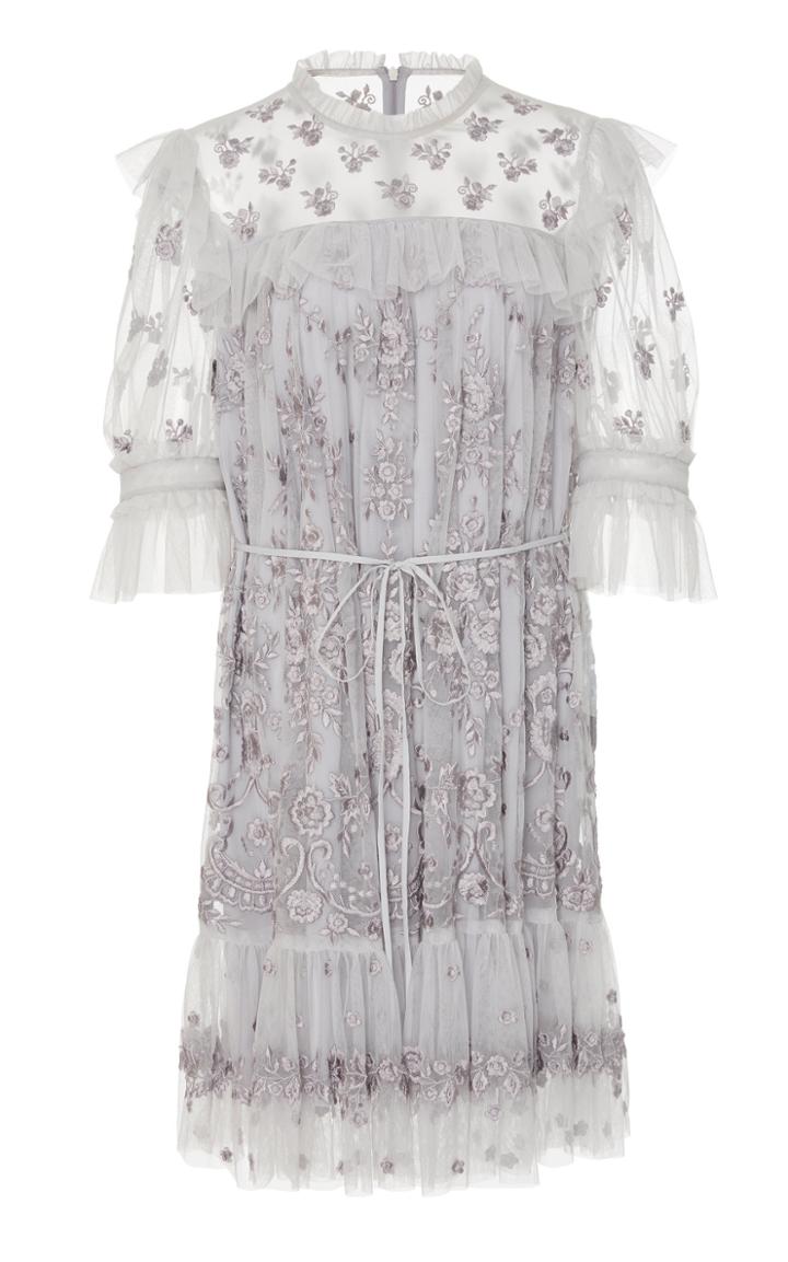 Needle & Thread Lace Illusion Dress