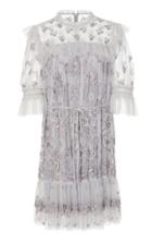 Needle & Thread Lace Illusion Dress