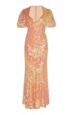 Markarian Harlow Sequin-embellished Empire Dress