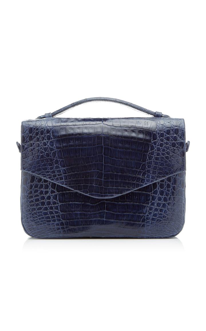 Nancy Gonzalez Lucy Large Crocodile And Elaphe Bag