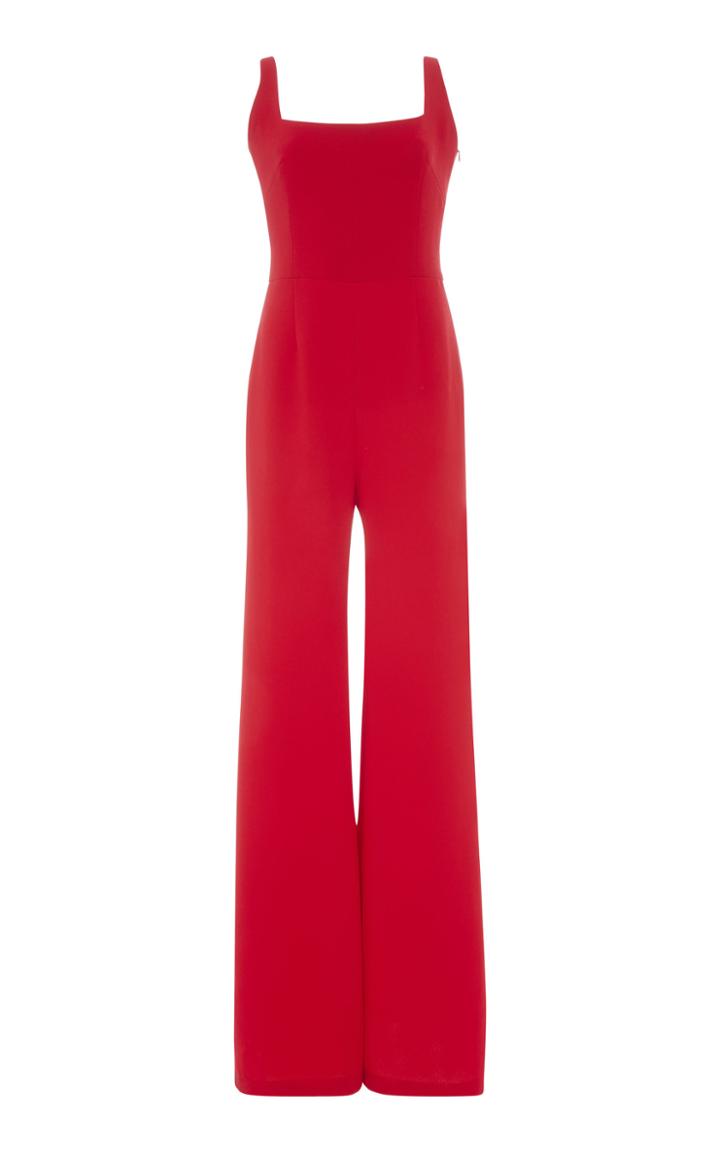 Galvan Sunrise Stretch-crepe Jumpsuit