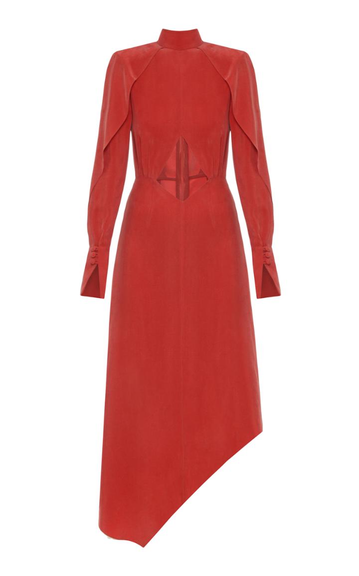 Moda Operandi Aleksandre Akhalkatsishvili Cutout Cupro Midi Dress