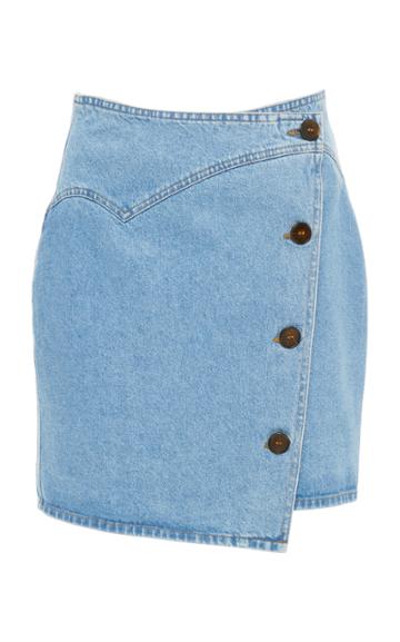Nanushka Amita Denim Mini Skirt