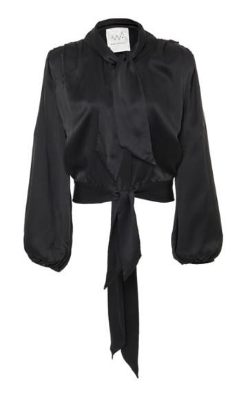 Awaveawake Three Tie Blouse