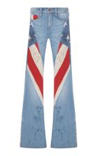 Tre By Natalie Ratabesi Marianne Embroidered High-rise Jeans