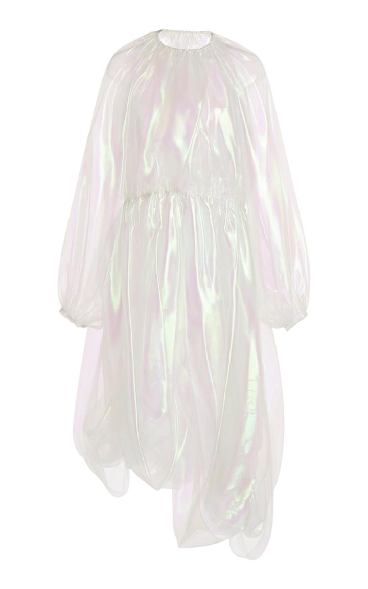 Moda Operandi Jw Anderson Draped Crepe De Chine Dress