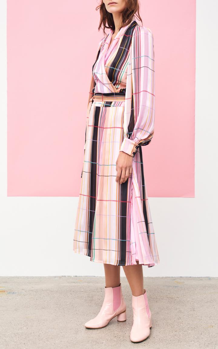 Stine Goya Glenda Multi Stripe Wrap Top