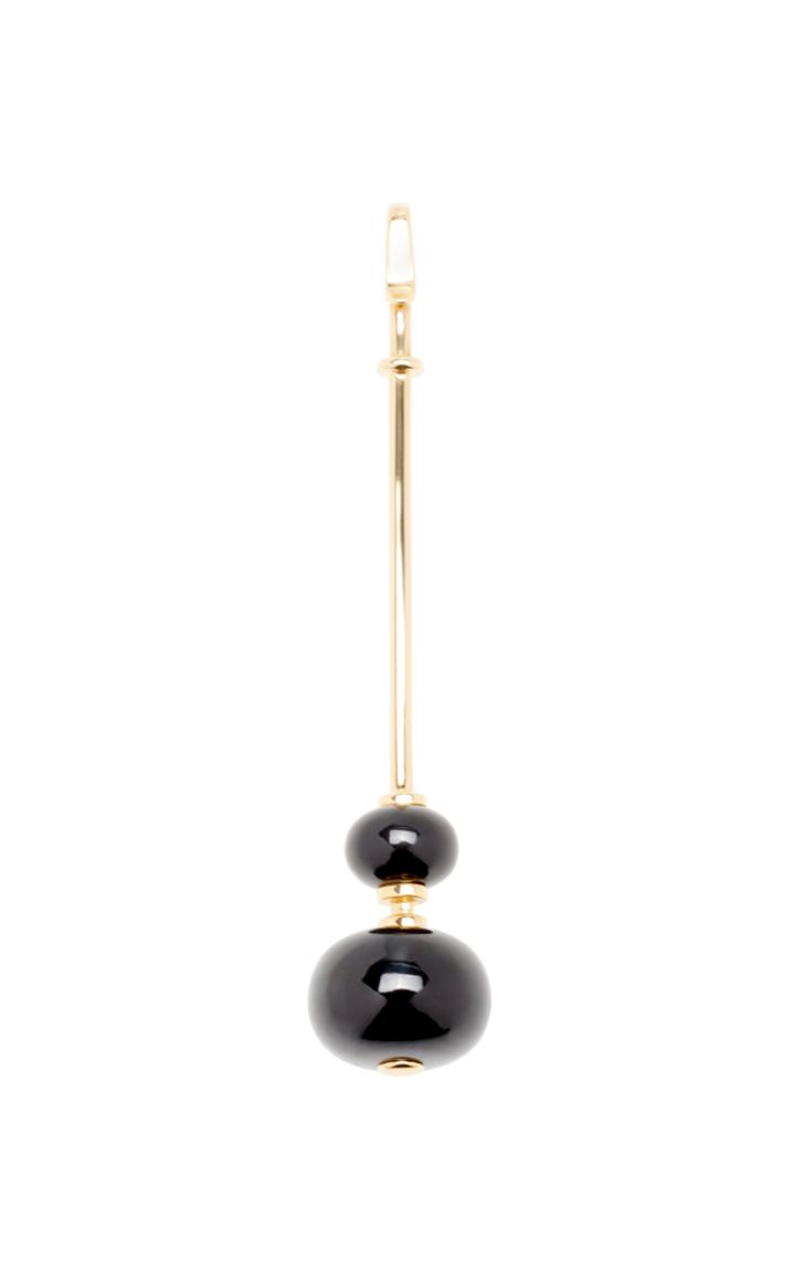 Georg Jensen Two Drop Black Jade Runa Pendant