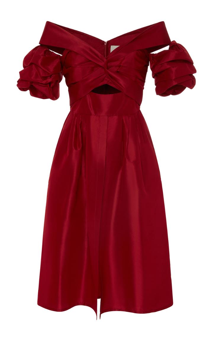 Johanna Ortiz La Jardinera Silk Taffeta Dress