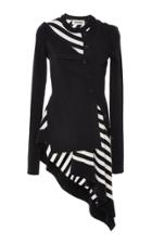 Monse Striped Twisted Cardigan W/ Flare
