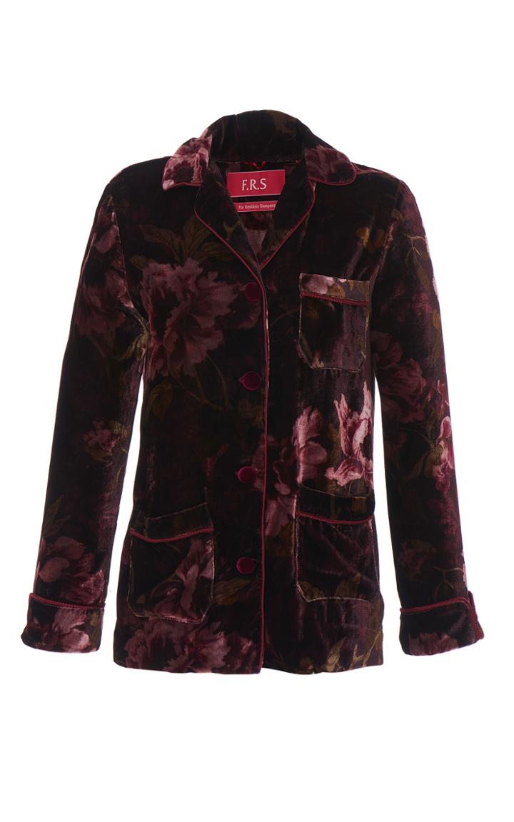 For Restless Sleepers Peonie Velvet Rea Top