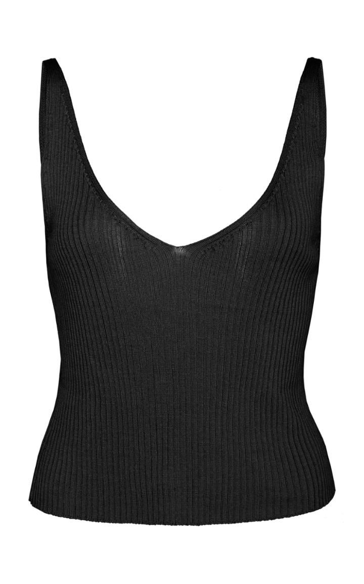 St. Agni Loic Ribbed Bamboo Top