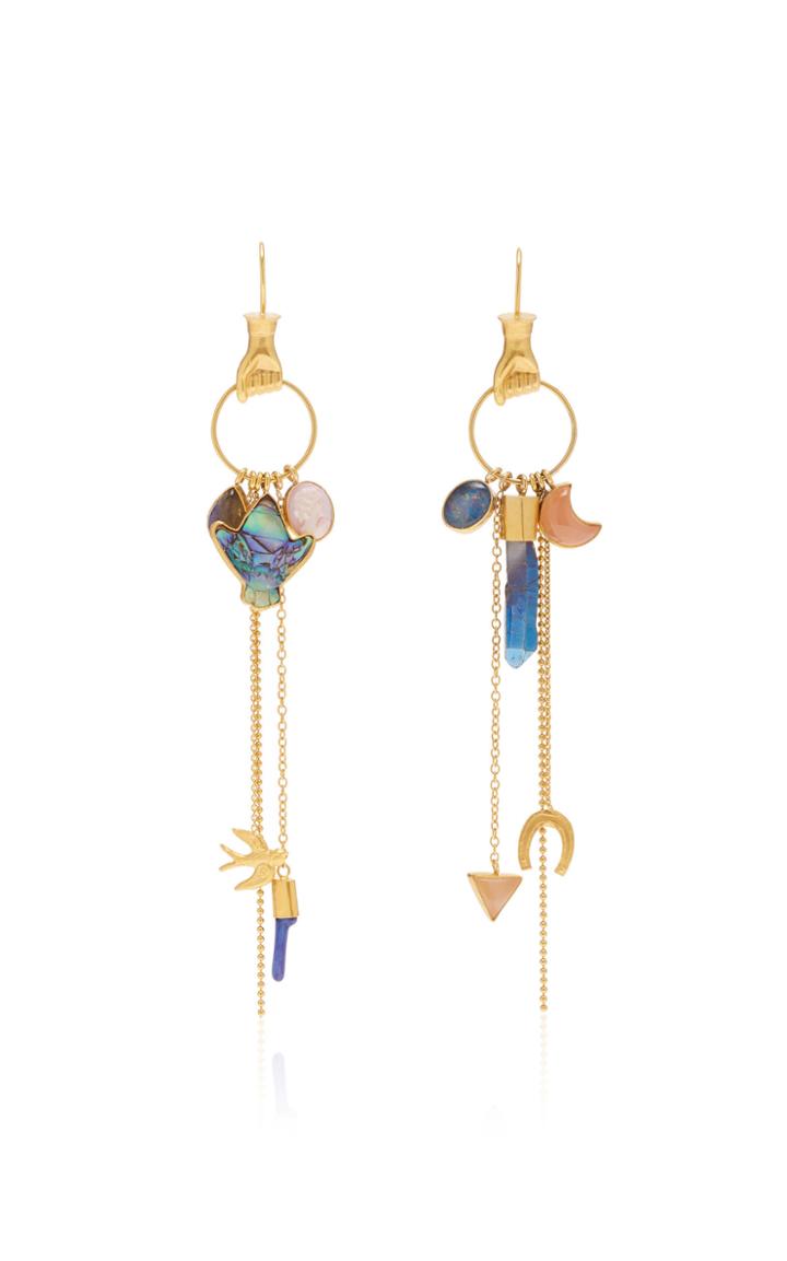 Grainne Morton Multi Charm Drop Earrings