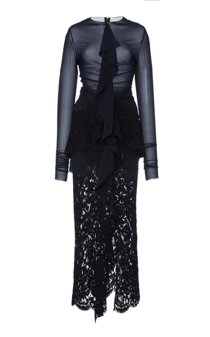 Proenza Schouler Sheer Lace Dress