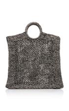 Mizele Fishnet-raffia Tote Bag