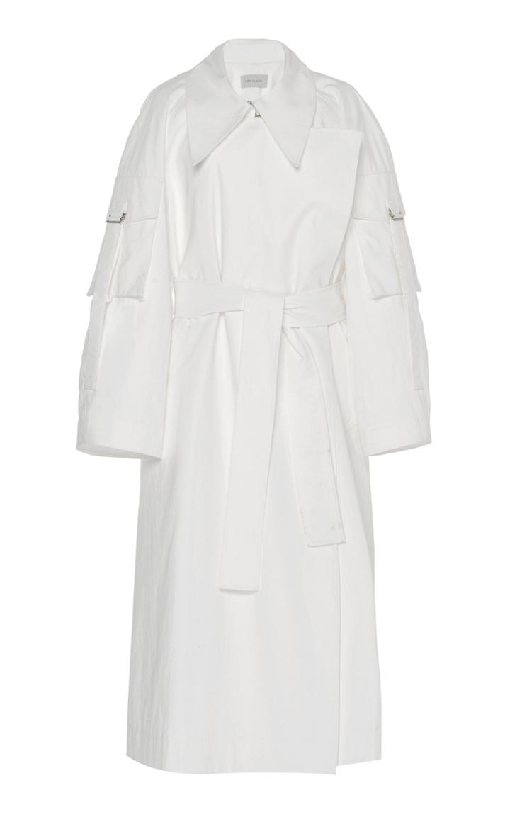 Moda Operandi Low Classic Sleeve Pocket Trench Coat Size: S