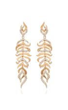Sutra 18k Rose Gold Diamond Earrings