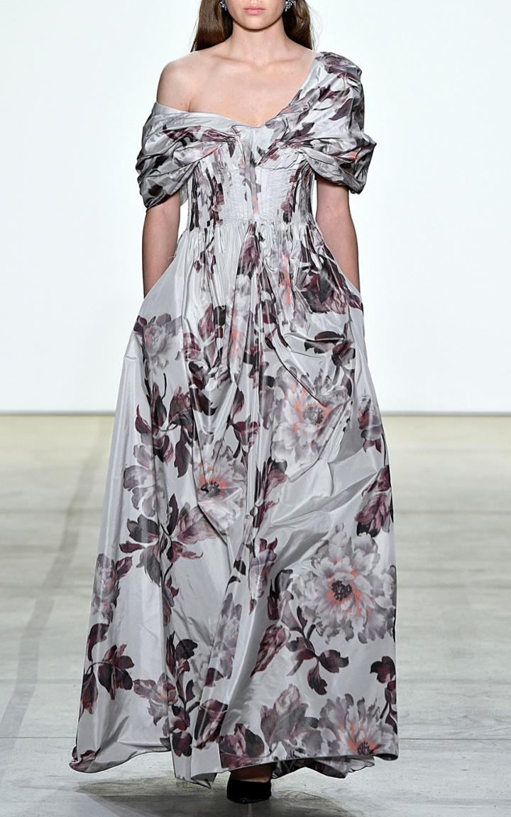Brock Collection Dionne One Shoulder Gown