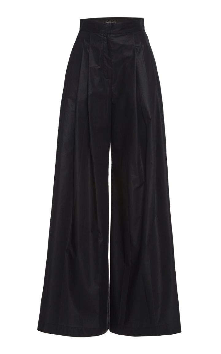 Vika Gazinskaya Wide-leg Cotton Pants