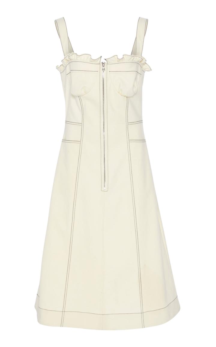 Sea Kamille Sleeveless Corset Stretch Cotton Dress
