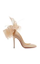 Christian Louboutin Exclusive Anemone Embellished Satin Pumps