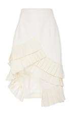 Jacquemus Seville Asymmetrical Ruffle Skirt