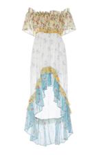 Loveshackfancy Alexia Mixed Print Dress