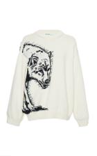 Off-white C/o Virgil Abloh Bear Cotton Pullover