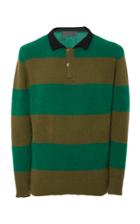 The Elder Statesman Exclusive Big Stripe Collared Shirt