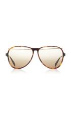 Alexander Mcqueen Sunglasses Aviator-style Tortoiseshell Acetate Sung