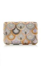 Judith Leiber Couture Scalloped Crystal Seamless Clutch